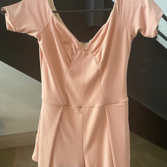 NBD pink peach romper - Picture 2 of 7